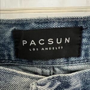 PacSun Light Blue Denim Jeans with white stripe